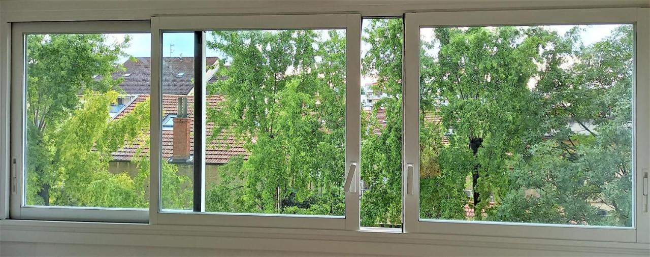 Magnifique Cocon - Metro A Republique - 2 Belles Chambres Avec Dressings - Wifi Gratuit - Netflix - Au Calme Absolu - Lumineux - Jardin Arbore Partage Dans La Residence 빌뢰르반 외부 사진